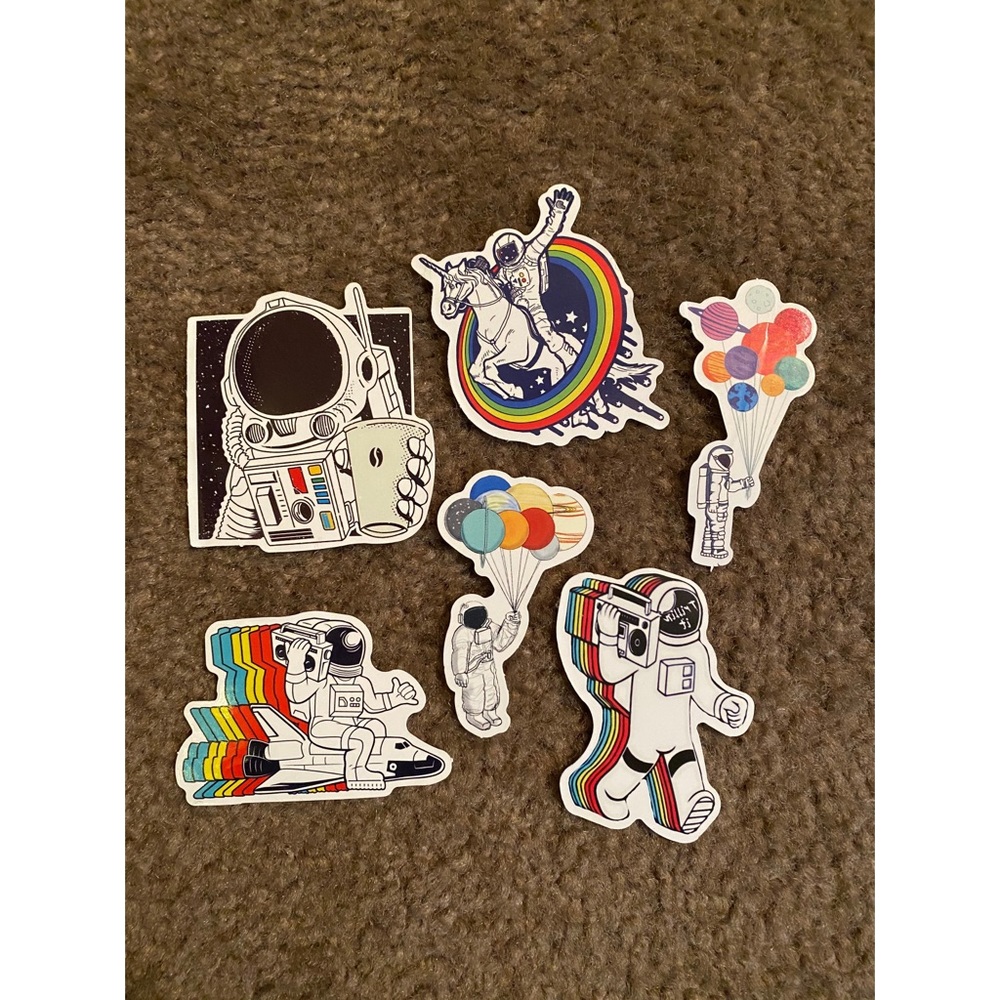 Astronaut/Space Stickers